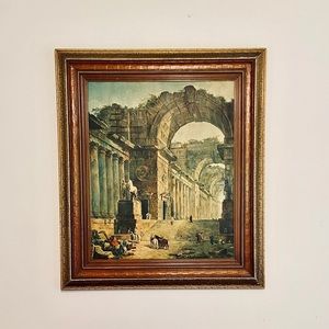Extra Large Vintage Fine Art Print (Painting by Hubert Robert)